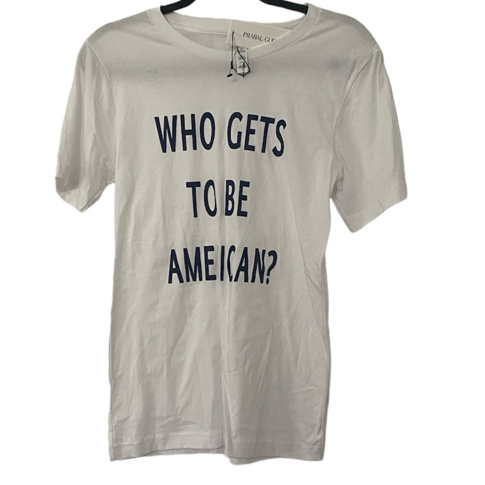 NWT Prabal Gurung White Graphic Tee